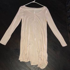 Asymmetrical piko dress